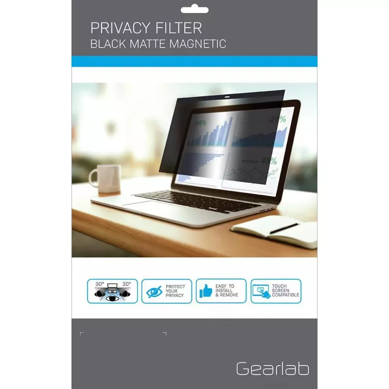 eSTUFF filtro de privacidade magnético de 13,3 polegadas 16:10, GLBM13293190