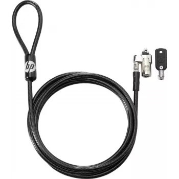Cabo de segurança com chave HP Nano Keyed Security Lock 1AJ39UT — cabo de segurança com chave para portáteis/dispositivos
