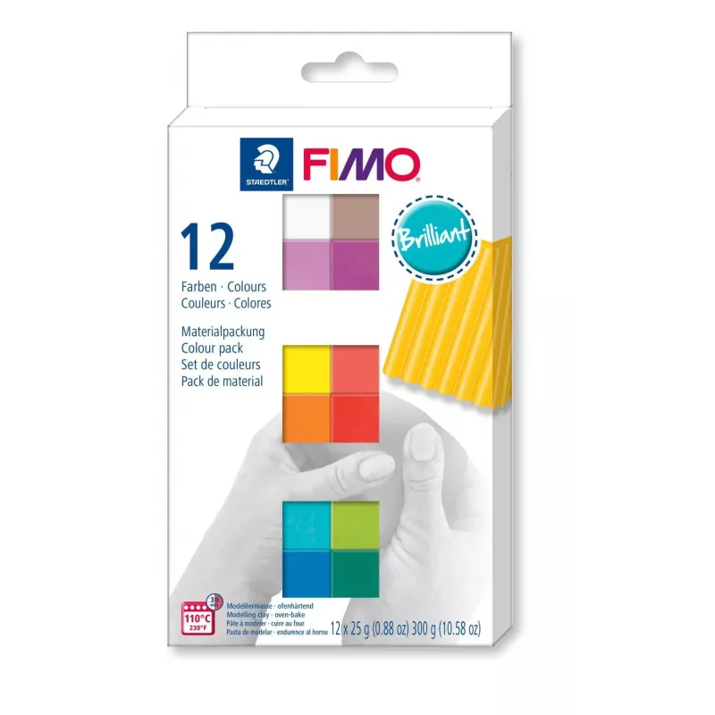 Massa de modelar Staedtler FIMO 8023 C várias cores