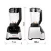 Batedeira de mesa GASTROBACK Mix & Soup (2000 W, 2 L, recipiente Tritan, lâminas de titânio, controlo tátil, preto/aço inoxidável)