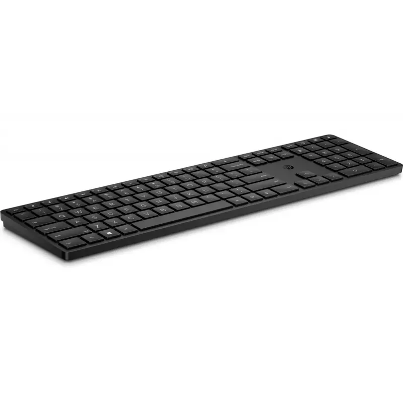 Teclado programável sem fios tamanho completo HP 450 – RF Wireless + USB, preto
