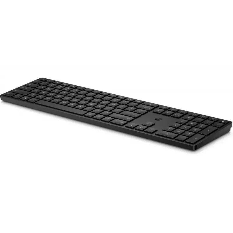 Teclado programável sem fios tamanho completo HP 450 – RF Wireless + USB, preto