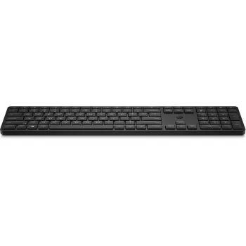 Teclado programável sem fios tamanho completo HP 450 – RF Wireless + USB, preto