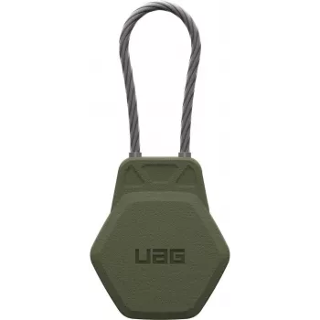 UAG Urban Armor Gear Civilian capa com porta-chaves | Apple AirTag | verde-oliva | 164002117272 (164002117272)