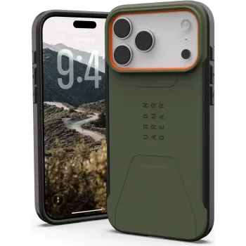UAG Urban Armor Gear Civilian MagSafe Capa | Apple iPhone 17 Pro Max | oliva/pop-orange | 114546117297 (114546117297)