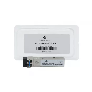 Transceptor SFP+ 10GBASE-LR de fibra ótica Rockstable — 10 Gbit/s, 1310 nm, LC, 10 km