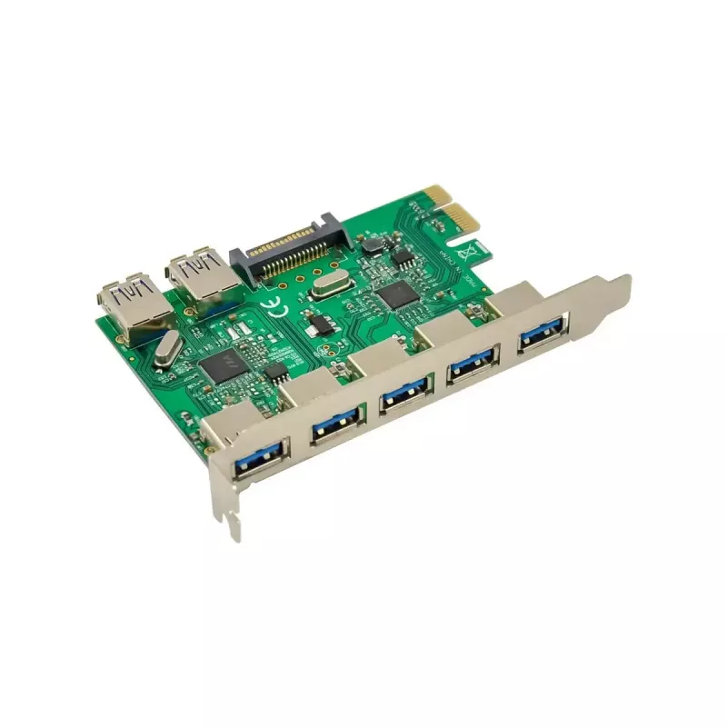 MicroConnect MC-USB3.0-ST610 placa PCIe USB 3.0 de 7 portas
