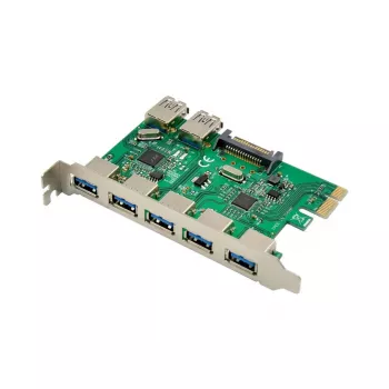 MicroConnect MC-USB3.0-ST610 placa PCIe USB 3.0 de 7 portas