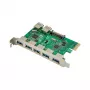 MicroConnect MC-USB3.0-ST610 placa PCIe USB 3.0 de 7 portas