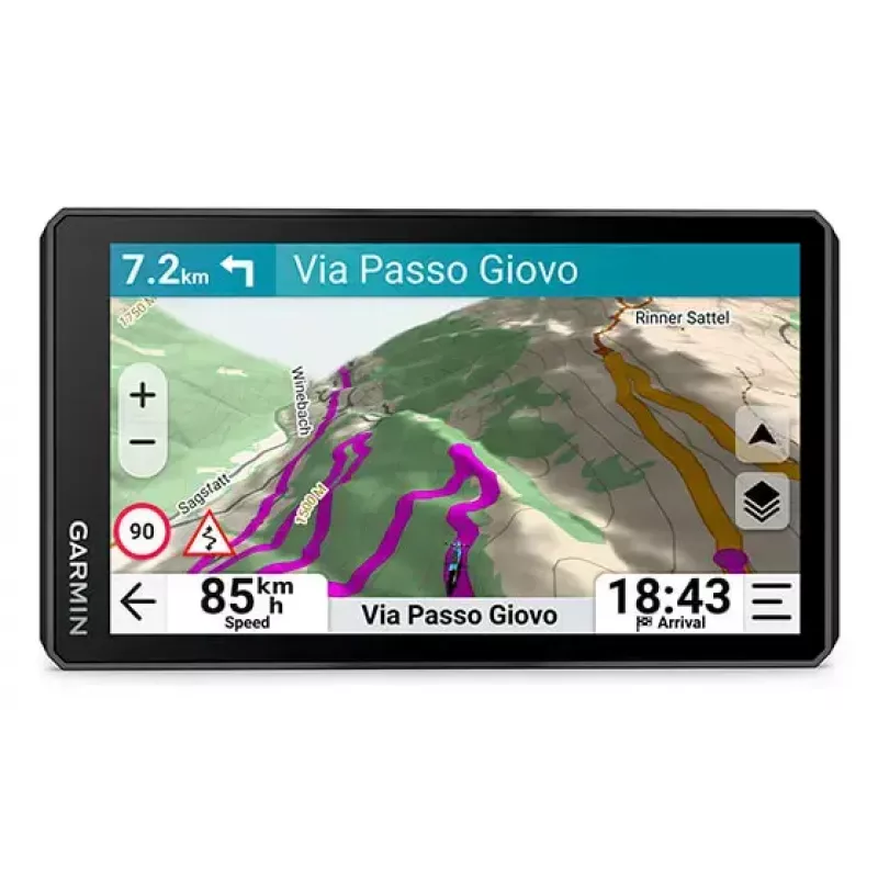 Navegador GPS para mota Garmin zumo XT3, 15,2 cm (6 polegadas) ecrã tátil TFT, 64 GB, IPX7/IP6X, Bluetooth, Wi-Fi