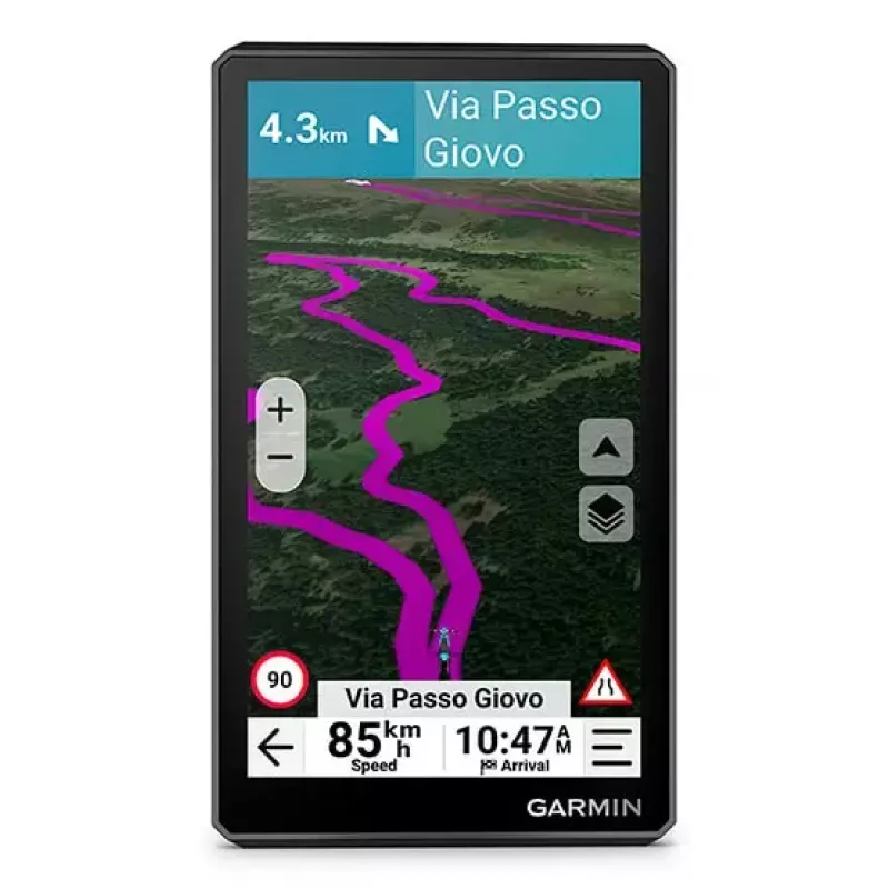 Navegador GPS para mota Garmin zumo XT3, 15,2 cm (6 polegadas) ecrã tátil TFT, 64 GB, IPX7/IP6X, Bluetooth, Wi-Fi