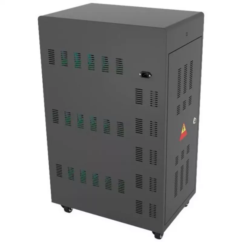 Carrinho de gestão de dispositivos portátil Alcasa PCT01-A30S Preto USB 2,4A