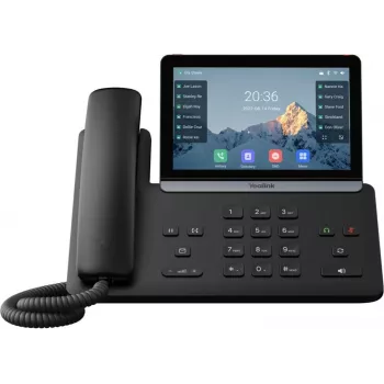 Telefone IP Yealink SIP-T87W — telefone de secretária IP sem fios com suporte SIP