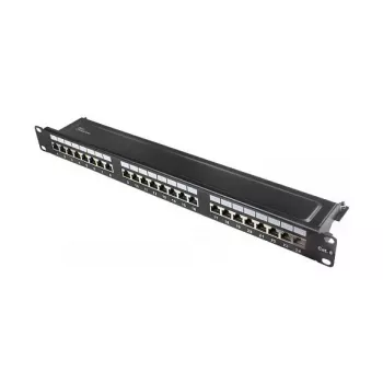 Alcasa GC-N0139 - Gigabit Ethernet - RJ45 - Cat6 - 22/26 - preto - aço (GC-N0139)