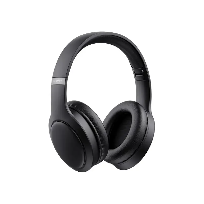 Headset HAVIT HVBT-H630BT headset Bluetooth sem fios com arco de cabeça, 20–20000 Hz, circum-aural, USB-C, preto