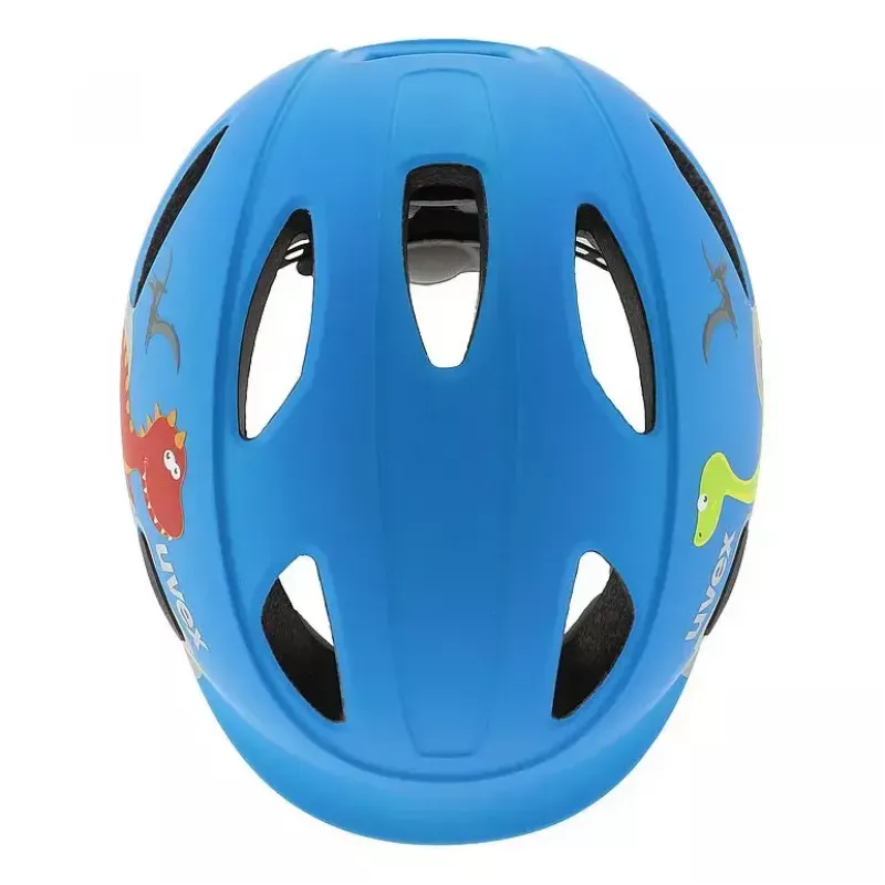 Capacete de proteção UVEX oyo style azul, verde - construção de casco rígido, capacete de bicicleta para criança