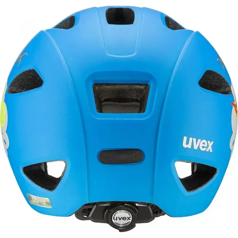 Capacete de proteção UVEX oyo style azul, verde - construção de casco rígido, capacete de bicicleta para criança