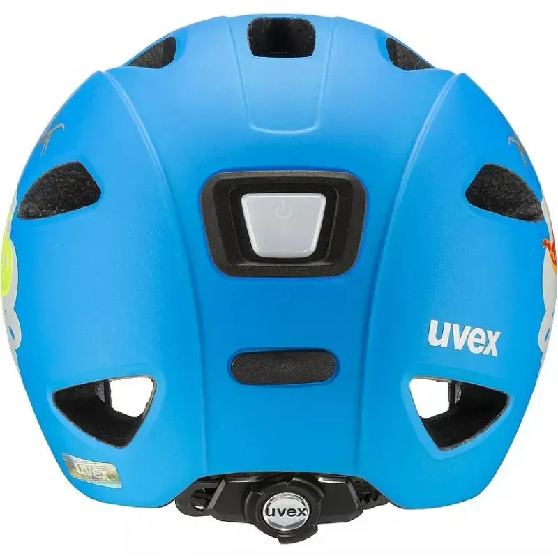 Capacete de proteção UVEX oyo style azul, verde - construção de casco rígido, capacete de bicicleta para criança
