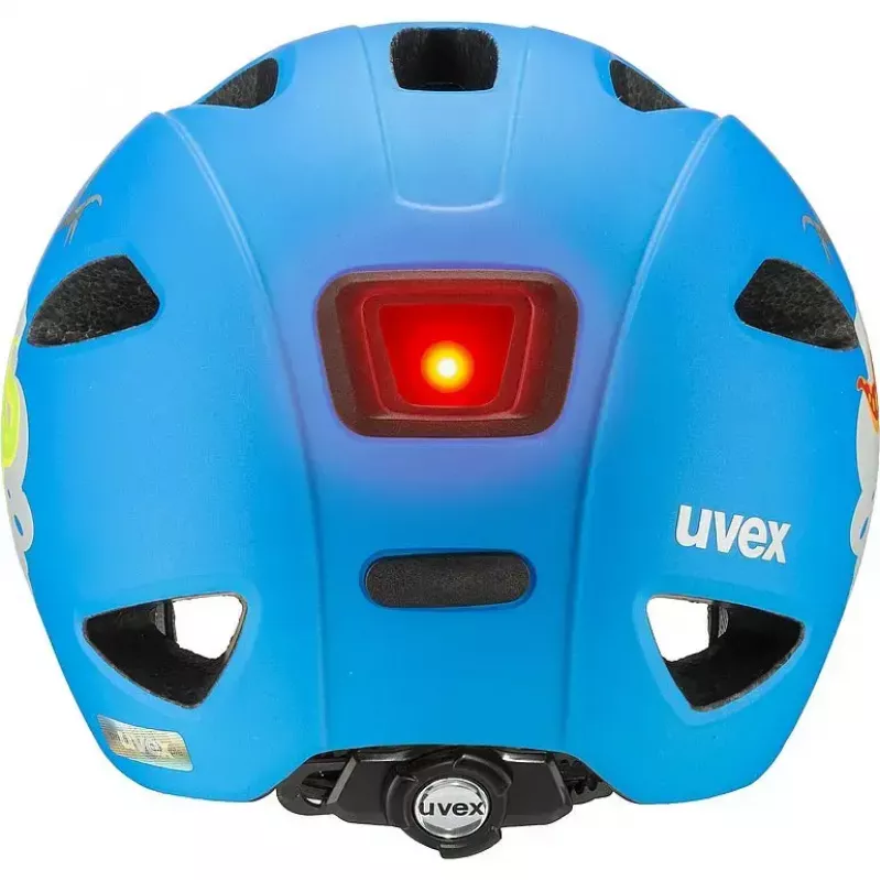 Capacete de proteção UVEX oyo style azul, verde - construção de casco rígido, capacete de bicicleta para criança