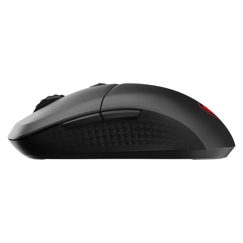 Rato gaming MSI VERSA 300 WIRELESS 8K, ambidestro, ótico, 2600 DPI, 6 botões, preto
