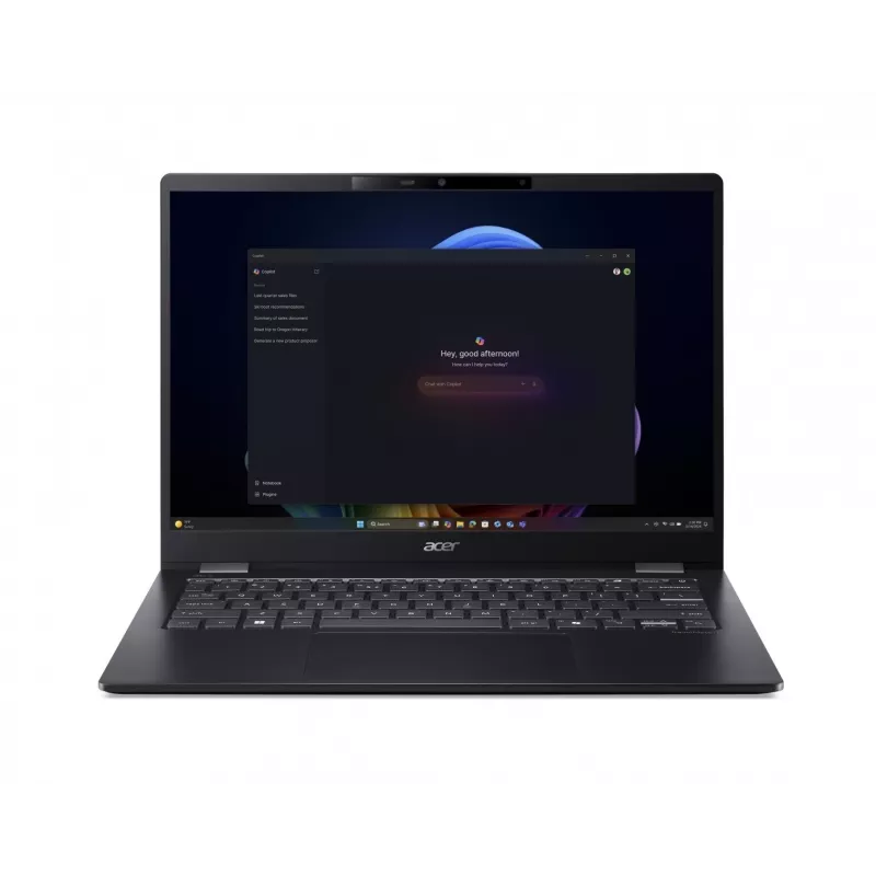 Portátil Acer TravelMate P6 14 AI TMP614-54T com Intel Ultra 5, 16 GB RAM, 512 GB SSD, Windows 11 Pro, bateria 226-V