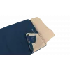 Saco-cama Outwell Contour Lux 190 cm, sintético, fecho de correr à esquerda, azul-escuro