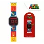 Kids Euroswan relógio digital LED Super Mario GSM4236 com calendário
