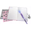 Diário com caneta mágica Kuromi da Kids Euroswan — diário infantil com tinta apagável e capa temática