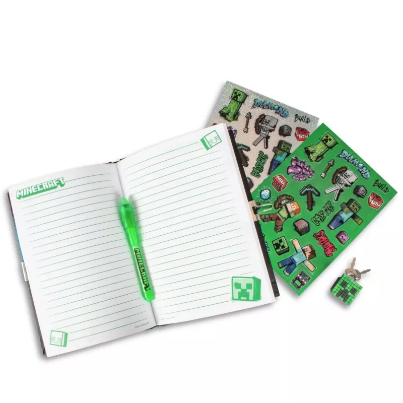 Diário com caneta mágica Kids Euroswan MC00061 — páginas reescrevíveis, tinta apagável