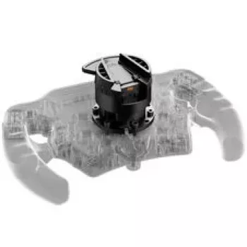 Adaptador QR universal Asetek SimSports USB-A com 70 mm e 50,8 mm de distância entre furos – preto