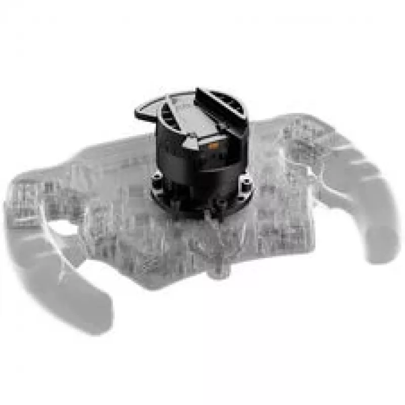 Adaptador QR universal Asetek SimSports USB-A com 70 mm e 50,8 mm de distância entre furos – preto