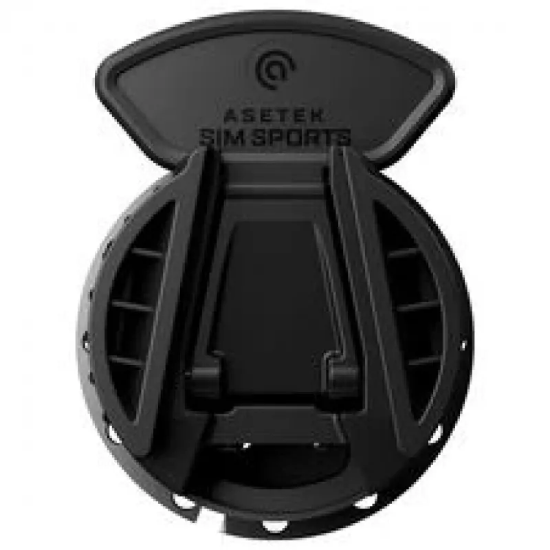 Adaptador QR universal Asetek SimSports USB-A com 70 mm e 50,8 mm de distância entre furos – preto
