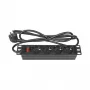Good Connections GC-N0103 - Standard - 1U - alumínio - preto - 4 saídas AC - 1,8 m
