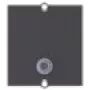 Bachmann Custom module - Faceplate modular Snap-In - Mini-Phone estéreo 3,5 mm - preto (917.091)