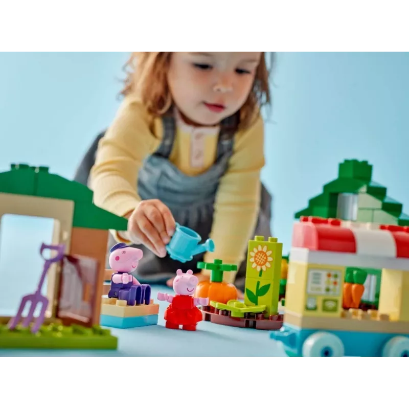 DUPLO Peppa Pig 10461 jardim e estufa do Avô Pig blocos de construção