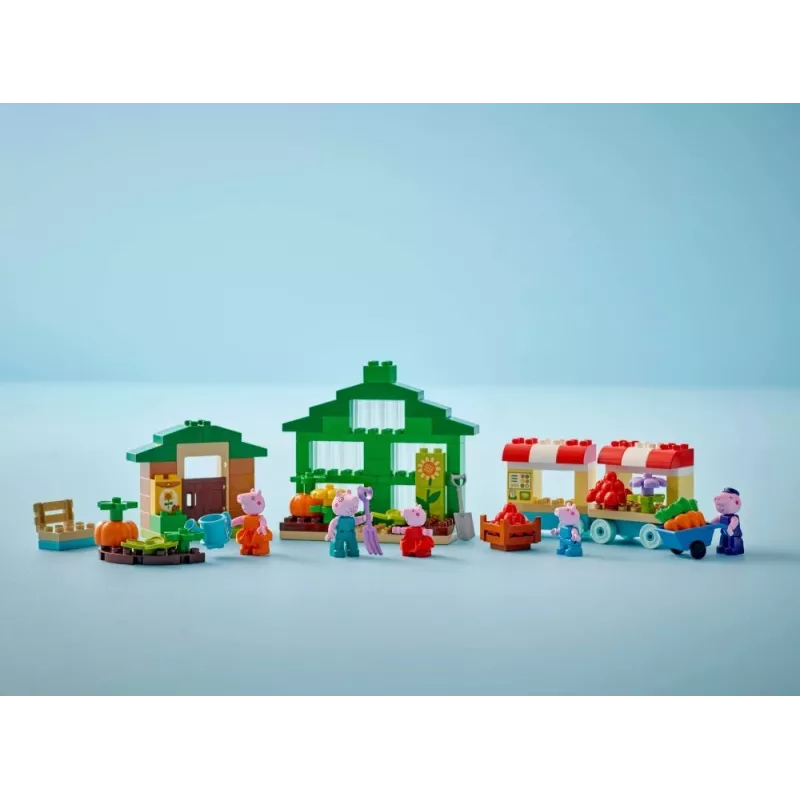 DUPLO Peppa Pig 10461 jardim e estufa do Avô Pig blocos de construção