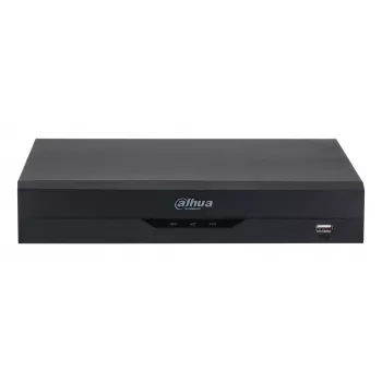 DVR Dahua XVR5104HS-4KL-I3/T 4 canais 4K H.264/H.265, disco SATA até 10 TB, Fast Ethernet, 12V DC