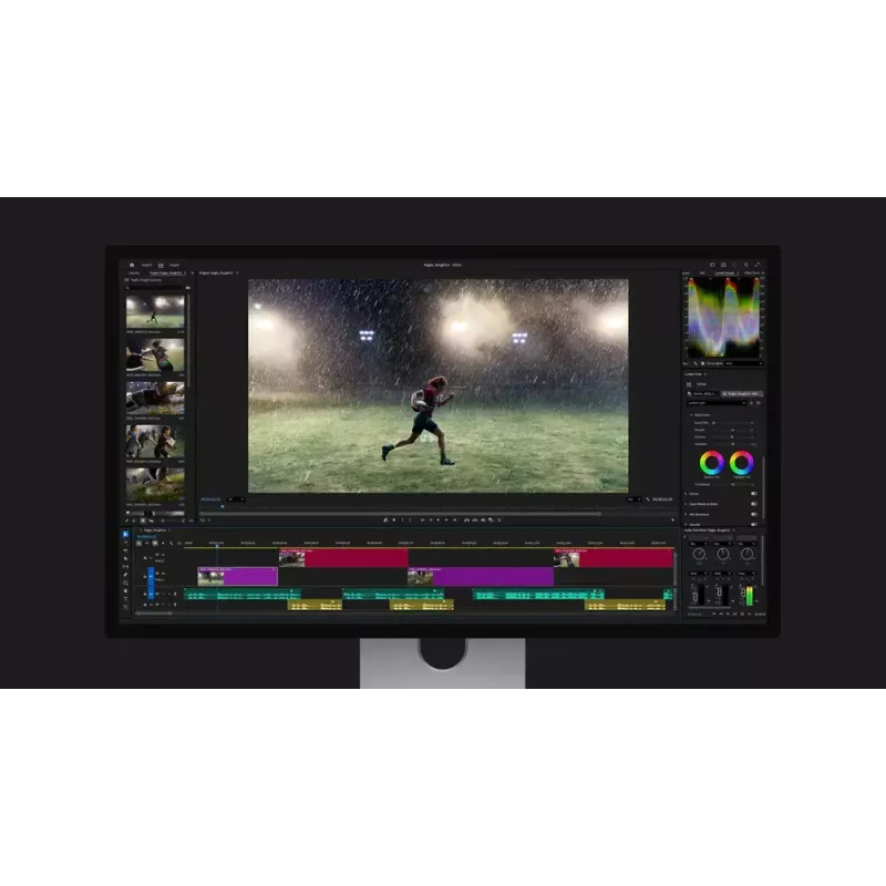 Monitor Apple Studio Display XDR 27 polegadas 5K Ultra HD LED, vidro standard, suporte ajustável em inclinação e altura, prateado