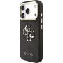 Capa rígida GUESS 4G Metal Logo preta, para Apple iPhone 17 Pro, GUHCP17L4GMGCGR (GUHCP17L4GMGCGR)