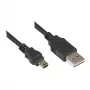 Cabo de ligação USB 2.0 EASY ficha A para ficha Mini-B - preto - 0,5 m Good Connections