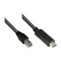 Cabo USB2.0 C-B preto 1 m Good Connections