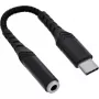 Adaptador áudio InLine 33054E USB-C para 3,5 mm com DAC integrado, cabo de 15 cm