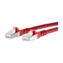 MetzConnect BTR - cabo patch - RJ-45 (M) - RJ-45 (M) - 5 m - blindado - (CAT 6a) - sem halogéneos - vermelho (1308455066-E)