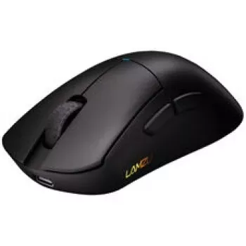 Rato gaming Lamzu Paro – taxa de polling de 8 kHz, 2,4 GHz wireless, preto