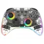 Comando Deltaco Gaming GAM-198-T transparente Bluetooth/USB USB-C para Nintendo Switch, Switch 2, Switch OLED, Android, PC