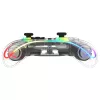 Comando Deltaco Gaming GAM-198-T transparente Bluetooth/USB USB-C para Nintendo Switch, Switch 2, Switch OLED, Android, PC
