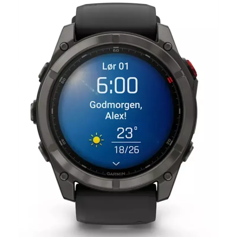 Smartwatch Garmin fēnix 8 Pro AMOLED 1,4 polegadas 454x454 GPS Wi-Fi