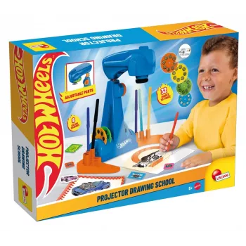 Conjunto de pintura com projetor Hot Wheels