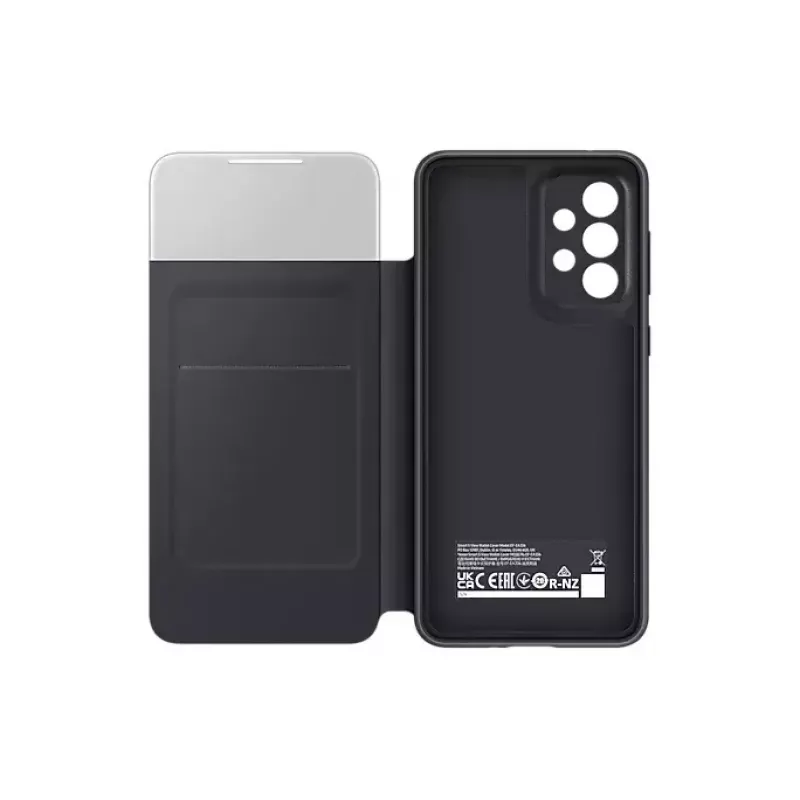 Capa com carteira Samsung EF-EA336PBEGEW para Galaxy A33 5G, compatível com ecrãs de 6,4 polegadas, preto, 1 compartimento para cartões