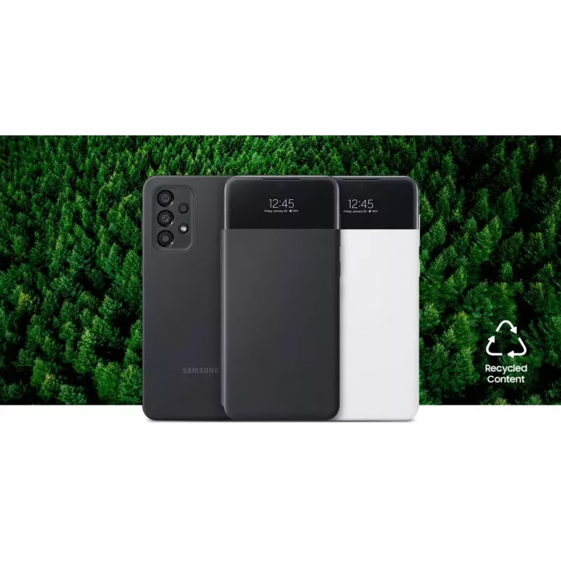 Capa com carteira Samsung EF-EA336PBEGEW para Galaxy A33 5G, compatível com ecrãs de 6,4 polegadas, preto, 1 compartimento para cartões
